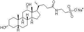 structure of CAS# 1180-95-6, Sodium taurodeoxylate