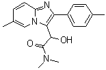 CAS # 118026-14-5, alpha-Hydroxyzolpidem, alpha-Hydroxy-N,N,6-trimethyl-2-(4-methylphenyl)imidazo[1,2-a]pyridine-3-acetamide