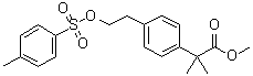 CAS # 1181267-30-0, alpha,alpha-Dimethyl-4-[2-[[(4-methylphenyl)sulfonyl]oxy]ethyl]benzeneacetic acid methyl ester