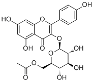 CAS # 118169-27-0, Kaempferol 3-O-(6''-O-acetyl)glucoside