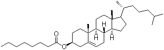 structure of CAS# 1182-42-9, 胆甾烯基辛酸酯