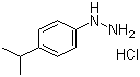 structure of CAS# 118427-29-5, 4-Isopropylphenylhydrazine hydrochloride