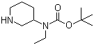 CAS # 1184540-14-4, N-Ethyl-N-3-piperidinylcarbamic acid tert-butyl ester
