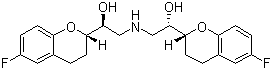 CAS # 118457-14-0, Nebivolol, [2R*[R*[R*(S*)]]]-alpha,alpha'-[Iminobis(methylene)]bis[6-fluoro-3,4-dihydro-2H-1-benzopyran-2-methanol