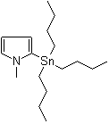 structure of CAS# 118486-97-8, 1-甲基-2-(三丁基锡烷基)-1H-吡咯