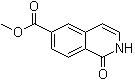 structure of CAS# 1184920-35-1, 1,2-二氢-1-氧代-6-异喹啉羧酸甲酯