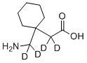 structure of CAS# 1185039-20-6, 加巴喷丁-d4
