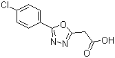 CAS 登录号：118509-31-2, [5-(4-氯苯基)-[1,3,4]恶二唑-2-基]乙酸