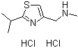 CAS # 1185167-55-8, N-Methyl-2-(1-methylethyl)-4-thiazolemethanamine dihydrochloride