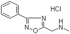 structure of CAS# 1185300-67-7, N-甲基-3-苯基-1,2,4-恶二唑-5-甲胺盐酸盐
