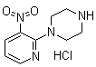 CAS # 1185306-94-8, 1-(3-Nitro-2-pyridinyl)piperazine hydrochloride