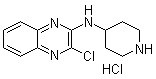 CAS 登录号：1185307-64-5, 3-氯-N-4-哌啶基-2-喹喔啉胺盐酸盐