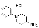 CAS # 1185308-02-4, 1-(4-Methyl-2-pyridinyl)-4-piperidinamine hydrochloride