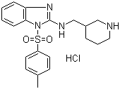 structure of CAS# 1185308-14-8, 1-[(4-甲基苯基)磺酰基]-N-(3-哌啶基甲基)-1H-苯并咪唑-2-胺盐酸盐