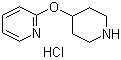 structure of CAS# 1185308-16-0, 2-(4-哌啶基氧基)吡啶盐酸盐
