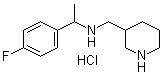 CAS # 1185310-07-9, N-[1-(4-Fluorophenyl)ethyl]-3-piperidinemethanamine hydrochloride