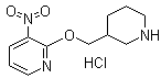 CAS # 1185310-12-6, 3-Nitro-2-(3-piperidinylmethoxy)pyridine hydrochloride