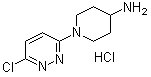 structure of CAS# 1185310-92-2, 1-(6-氯-3-哒嗪基)-4-哌啶胺盐酸盐