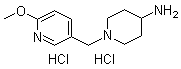 CAS # 1185311-28-7, 1-[(6-Methoxy-3-pyridinyl)methyl]-4-piperidinamine hydrochloride