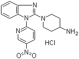 CAS # 1185313-21-6, 1-[1-(5-Nitro-2-pyridinyl)-1H-benzimidazol-2-yl]-4-piperidinamine hydrochloride