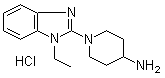 structure of CAS# 1185314-93-5, 1-(1-乙基-1H-苯并咪唑-2-基)-4-哌啶胺盐酸盐