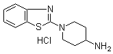 CAS 登录号：1185319-33-8, 1-(2-苯并噻唑基)-4-哌啶胺盐酸盐