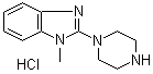 CAS # 1185319-78-1, 1-Methyl-2-(1-piperazinyl)-1H-benzimidazole hydrochloride