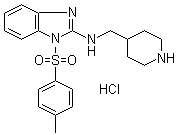 structure of CAS# 1185319-90-7, 1-[(4-甲基苯基)磺酰基]-N-(4-哌啶基甲基)-1H-苯并咪唑-2-胺盐酸盐