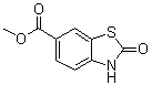 structure of CAS# 118620-99-8, 2,3-Dihydro-2-oxo-6-benzothiazolecarboxylic acid methyl ester