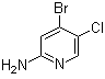 structure of CAS# 1187449-01-9, 4-Bromo-5-chloro-2-pyridinamine