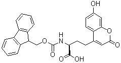 CAS # 1187744-84-8, (alphaS)-alpha-[[(9H-Fluoren-9-ylmethoxy)carbonyl]amino]-7-hydroxy-2-oxo-2H-1-benzopyran-4-butanoic acid