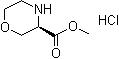 structure of CAS# 1187929-55-0, (3R)-3-吗啉羧酸甲酯盐酸盐
