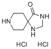 structure of CAS# 1187930-49-9, 1,3,8-Triazaspiro[4.5]decan-4-one hydrochloride (1:2)
