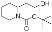 structure of CAS# 118811-03-3, N-Boc-2-Piperidin-2-ylethanol