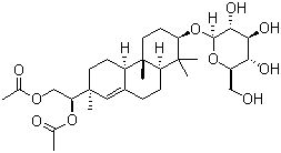 CAS 登录号：1188282-02-1, 15,16-二-O-乙酰基豯莶苷, 15,16-二-O-乙酰基豨莶糖甙