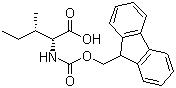 structure of CAS# 118904-37-3, N-芴甲氧羰基-D-别异亮氨酸