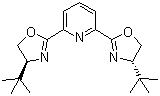 structure of CAS# 118949-63-6, 2,6-Bis[(4S)-4-tert-butyloxazolin-2-yl]pyridine