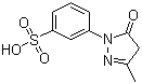structure of CAS# 119-17-5, 1-(3-磺酸苯基)-3-甲基-5-吡唑啉酮
