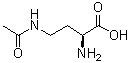 structure of CAS# 1190-46-1, (2S)-4-(乙酰氨基)-2-氨基丁酸