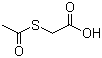 CAS # 1190-93-8, 2-(Acetylthio)acetic acid, (Acetylthio)acetic acid, Mercaptoacetic acid acetate, Thioacetic acid S-ester with mercaptoacetic acid, 2-Acetylthioacetic acid, S-Acetyl-2-mercaptoacetic acid, S-Acetylmercaptoacetic acid