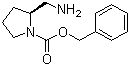 structure of CAS# 119020-03-0, (S)-2-氨甲基-1-Cbz-吡咯烷