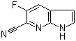 CAS # 1190316-08-5, 5-Fluoro-1H-pyrrolo[2,3-b]pyridine-6-carbonitrile