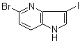 structure of CAS# 1190319-16-4, 5-溴-3-碘-1H-吡咯并[3,2-b]吡啶