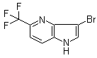 structure of CAS# 1190320-16-1, 3-溴-5-(三氟甲基)-1H-吡咯并[3,2-b]吡啶