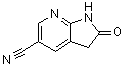 structure of CAS# 1190321-76-6, 2,3-二氢-2-氧代-1H-吡咯并[2,3-b]吡啶-5-甲腈