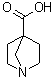 structure of CAS# 119103-15-0, 1-Azabicyclo[2.2.1]heptane-4-carboxylic acid