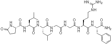 CAS # 119116-89-1, 5-Oxo-L-prolyl-L-leucyl-L-leucylglycylglycyl-L-arginyl-L-phenylalaninamide, Pol-RFamide