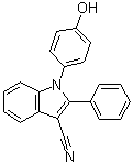 CAS # 1191387-63-9, 1-(4-Hydroxyphenyl)-2-phenyl-1H-indole-3-carbonitrile