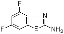 structure of CAS# 119256-40-5, 2-Amino-4,6-difluorobenzothiazole