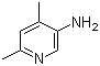 structure of CAS# 1193-71-1, 5-Amino-2,4-dimethylpyridine